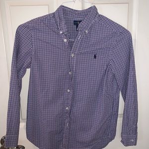 Boys Button up polo 14-16